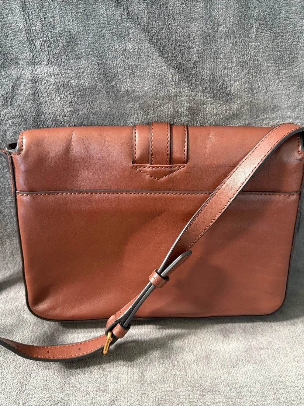 Banana Republic Leather Shoulder Bag Brown